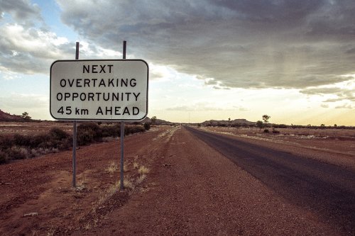 « Next Overtaking Opportunity 45km Ahead » #25
